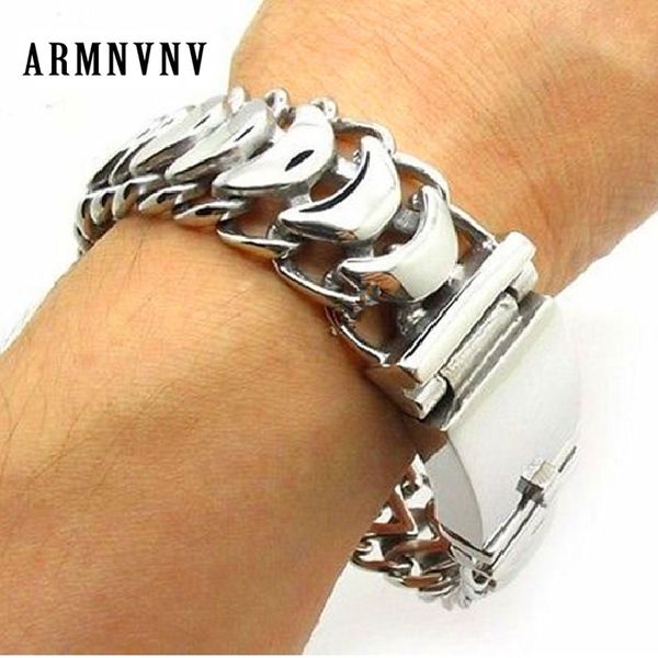 armnvnv 19mm wide 316l stainless steel pulseras hip hop jewelry mens keel chain bracelets bangle men fashion punk link bracelet, Black
armnvnv 19mm wide 316l stainless steel pulseras hip hop jewelry mens keel chain bracelets bangle men fashion punk link bracelet, Black