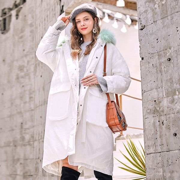 long hoodie down coat winter women fur collar hoodie zipper double breasted warm loose thick harajuku light luxury down coat, Black
long hoodie down coat winter women fur collar hoodie zipper double breasted warm loose thick harajuku light luxury down coat, Black
