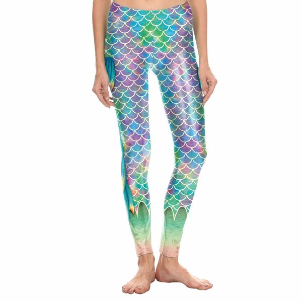 2018 new sea-maiden leggings women fitness leggins gradient color legging mermaid printing slim workout leggings women pants, Black
2018 new sea-maiden leggings women fitness leggins gradient color legging mermaid printing slim workout leggings women pants, Black