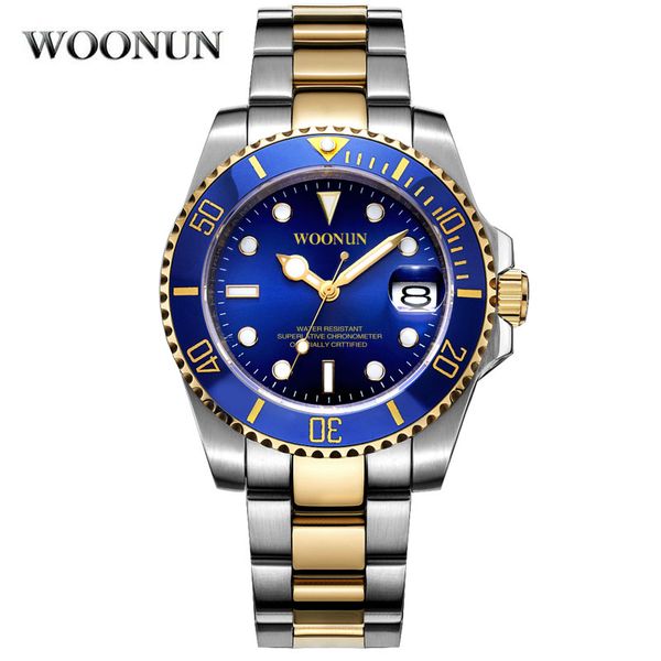 

Top Brand Men Mechanical Watches Casual Business Automatic Self-wind Watch Men Luminous Dial horloges mannen reloj de hombre