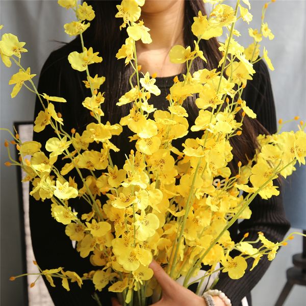 5 forks artificial flower dancing orchid 100cm silk single dancing orchids artificial flower simulation flowers decoration
5 forks artificial flower dancing orchid 100cm silk single dancing orchids artificial flower simulation flowers decoration