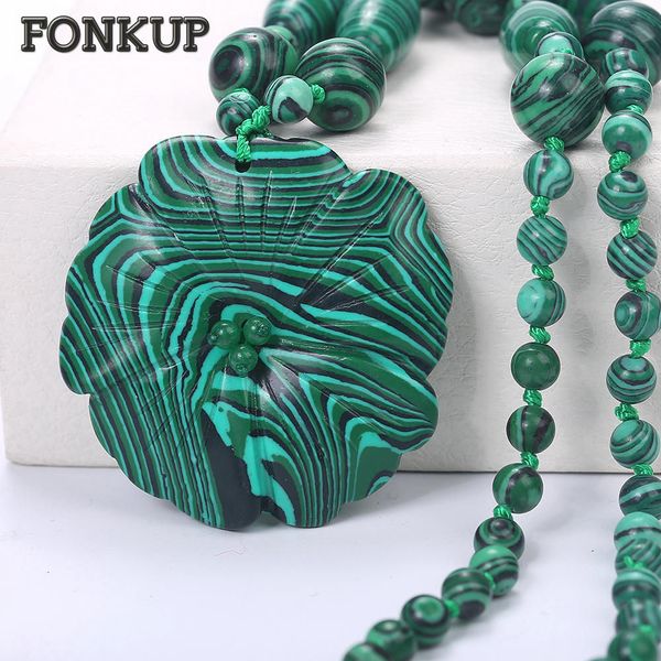 fonkup bead chain pendant malachite necklace women long jewellery trendy femme accessories natural stone stripe ornaments reiki, Silver
fonkup bead chain pendant malachite necklace women long jewellery trendy femme accessories natural stone stripe ornaments reiki, Silver