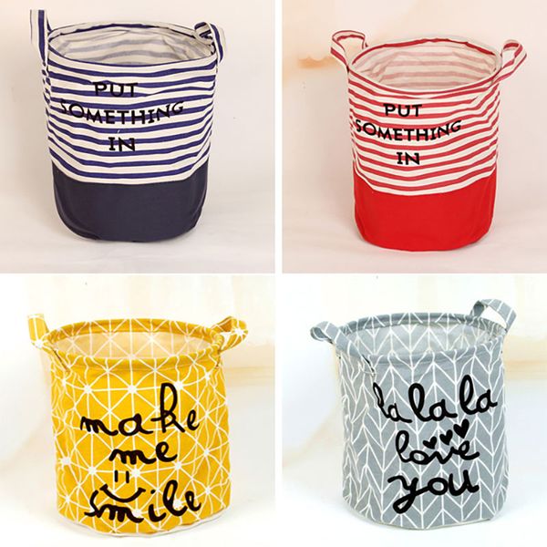 27-23cm stripe storage baskets bucket kids room toys bins bags cartoon striple handle organizer laundry bag 4 style wx9-274
27-23cm stripe storage baskets bucket kids room toys bins bags cartoon striple handle organizer laundry bag 4 style wx9-274