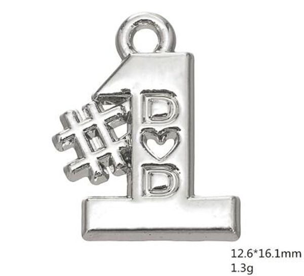 2021 number 1 dad metal father's day gift charm other customized jewelry, Bronze;silver
2021 number 1 dad metal father's day gift charm other customized jewelry, Bronze;silver