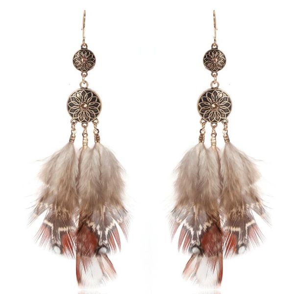 jewelry earriings for women feather earrings circle long coffe color wholesale bohimian fashion of shipping, Golden
jewelry earriings for women feather earrings circle long coffe color wholesale bohimian fashion of shipping, Golden