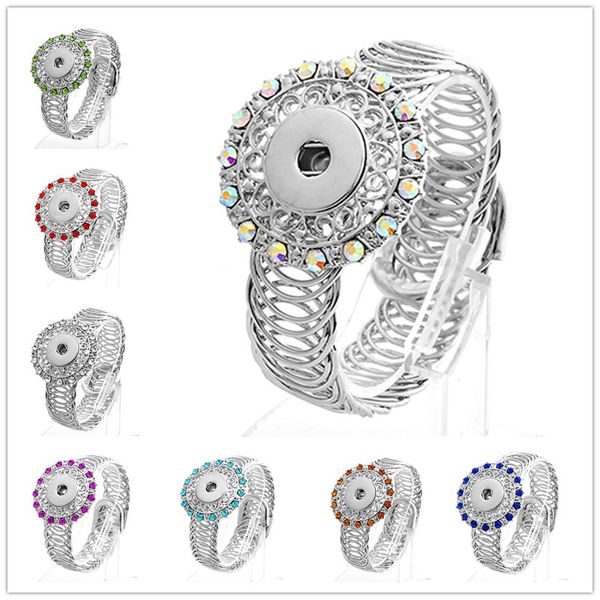 18mm snap button bracelet crystal button bracelet jewelry adjustable silver color bangle, Golden;silver
18mm snap button bracelet crystal button bracelet jewelry adjustable silver color bangle, Golden;silver