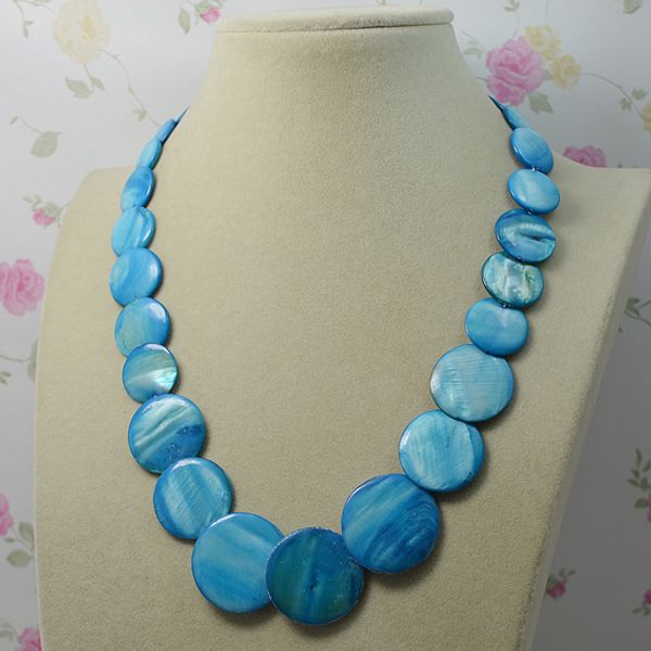 blue color round natural shell necklace fashion lady's wedding party jewelry,woman gift necklace new ing, Black
blue color round natural shell necklace fashion lady's wedding party jewelry,woman gift necklace new ing, Black
