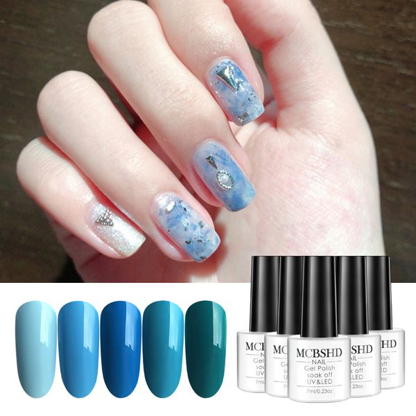 mcbshd gel nail polish 5pcs set blue pure color 7ml varnishes semi vernis permanant polish gel lacquer uv led soak off art nail, Red;pink
mcbshd gel nail polish 5pcs set blue pure color 7ml varnishes semi vernis permanant polish gel lacquer uv led soak off art nail, Red;pink