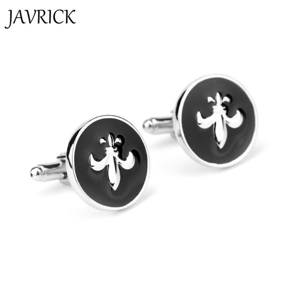 javrick mens round black fleur de lis wedding party shirt cufflinks cuff links gifts new, Silver;golden
javrick mens round black fleur de lis wedding party shirt cufflinks cuff links gifts new, Silver;golden