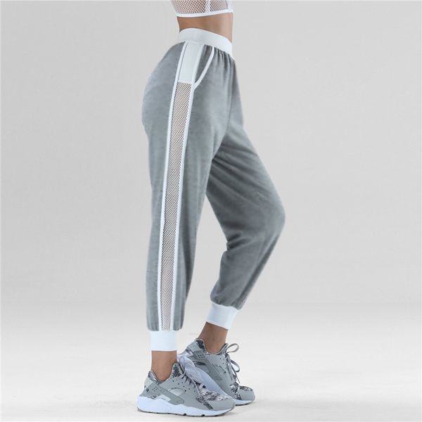 ankle banded yoga pants women mesh jogger haren pants sweatpants sportswear trousers running for women see-through blouses, White;red
ankle banded yoga pants women mesh jogger haren pants sweatpants sportswear trousers running for women see-through blouses, White;red