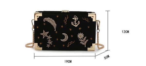 2021. bag. embroidered stars. box ladies leisure and fashion cross bags. women's bags. mini. handbags. bag. body.shoulder small. hard, Red;black
2021. bag. embroidered stars. box ladies leisure and fashion cross bags. women's bags. mini. handbags. bag. body.shoulder small. hard, Red;black