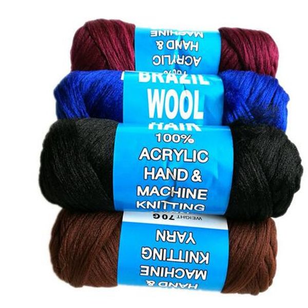 Fashion Brazilian wool hair one piece 70g DIY Hair low temprature synthetic fiber for braiding
Fashion Brazilian wool hair one piece 70g DIY Hair low temprature synthetic fiber for braiding