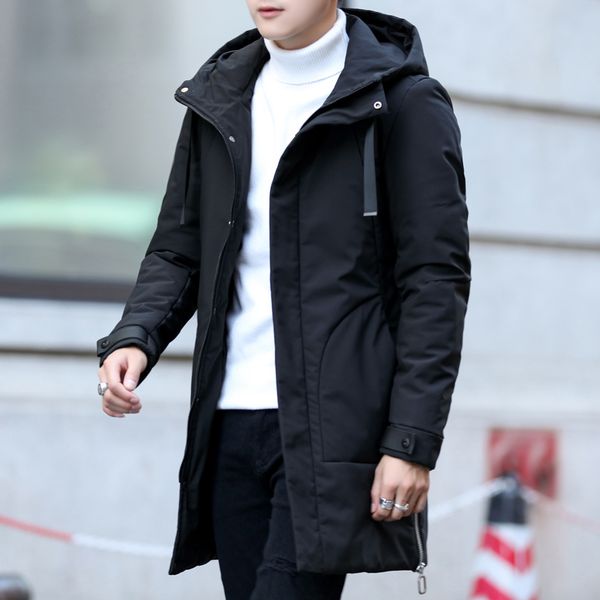 luxury 2018 new arrival winter long jacket cotton thick male casual fashion parkas cotton coat men brand clothing, Black
luxury 2018 new arrival winter long jacket cotton thick male casual fashion parkas cotton coat men brand clothing, Black