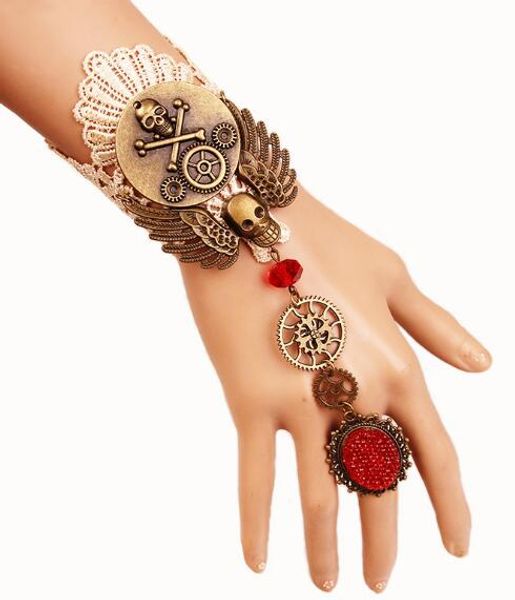 new european and american vintage steam engine gear chain skull femaleness halloween ring stylish classic exquisite elegance, Golden;silver
new european and american vintage steam engine gear chain skull femaleness halloween ring stylish classic exquisite elegance, Golden;silver