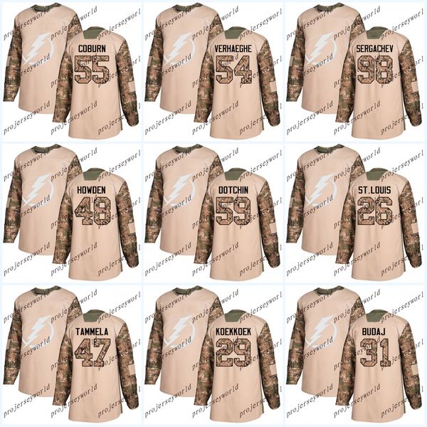 Youth 59 Jake Dotchin 2018 Camo Veterans Day Tampa Bay Lightning 55 Braydon Coburn 24 Ryan Callahan 98 Mikhail Sergachev Hockey Jerseys
Youth 59 Jake Dotchin 2018 Camo Veterans Day Tampa Bay Lightning 55 Braydon Coburn 24 Ryan Callahan 98 Mikhail Sergachev Hockey Jerseys