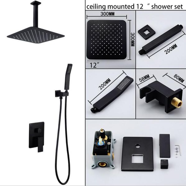 modern luxury european style matt black surface shower set sus304 square 2 functions showerhead cold mixer rainfall bathroom
modern luxury european style matt black surface shower set sus304 square 2 functions showerhead cold mixer rainfall bathroom