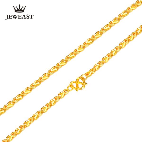 24k pure gold necklace real au 999 solid gold chain simple brightly moving upscale classic party fine jewelry sell new 2018, Silver
24k pure gold necklace real au 999 solid gold chain simple brightly moving upscale classic party fine jewelry sell new 2018, Silver