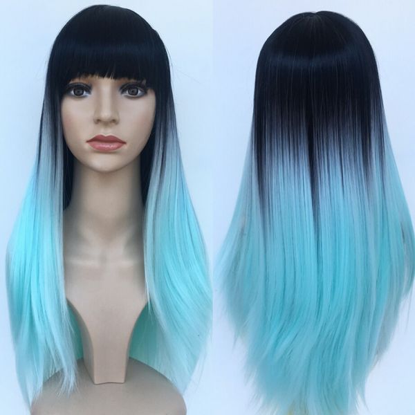 3 colors fashion stylish fashion natural ombre long straight synthetic none lace wig glueless heat resistant hair women wigs in stock, Black
3 colors fashion stylish fashion natural ombre long straight synthetic none lace wig glueless heat resistant hair women wigs in stock, Black