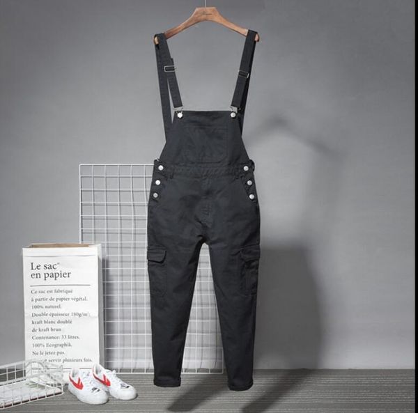 2018 japanese trend casual jumpsuits male summer blue wild pants men loose piece korean suspenders pants, Black
2018 japanese trend casual jumpsuits male summer blue wild pants men loose piece korean suspenders pants, Black