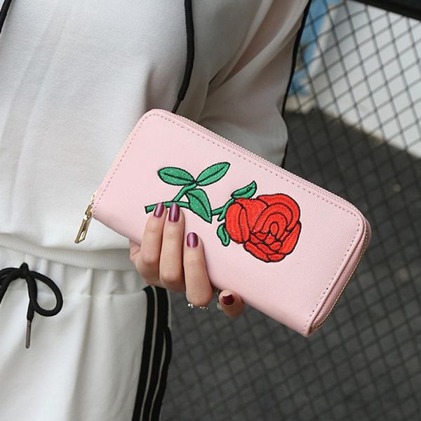 2018 new long women wallet purse female case phone pocket zipper wallet fashion purse portefeuille femme carteira feminina, Red;black
2018 new long women wallet purse female case phone pocket zipper wallet fashion purse portefeuille femme carteira feminina, Red;black