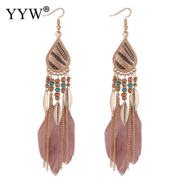 long earrings for women gold color viange boho jewelry feather tassels statement seed bead earrings gift trenday brinco, Silver
long earrings for women gold color viange boho jewelry feather tassels statement seed bead earrings gift trenday brinco, Silver