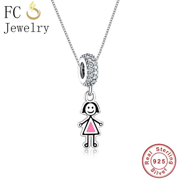 fc jewelry 925 sterling silver little girl with pink enamel pendant necklaces for women chain choker trinket fashion gift trendy
fc jewelry 925 sterling silver little girl with pink enamel pendant necklaces for women chain choker trinket fashion gift trendy