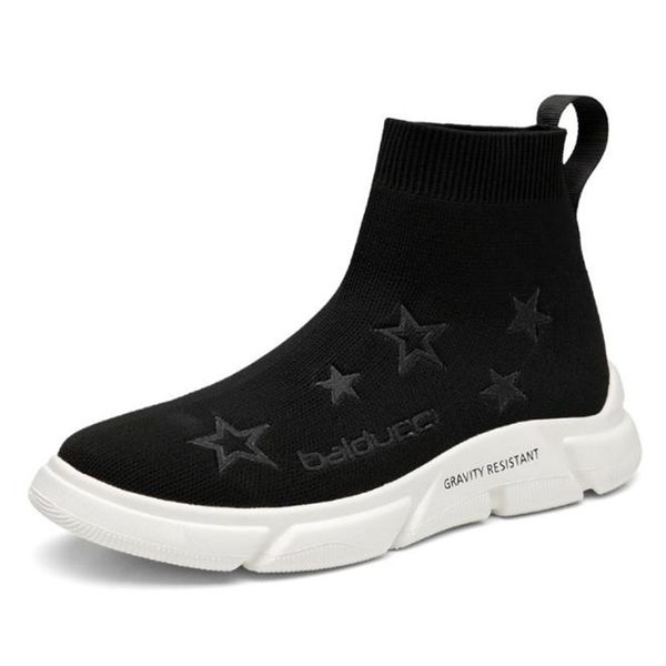 autumn and winter new knit men's socks boots high-men's shoes black heavy-bottomed breathable casual booties huarche
autumn and winter new knit men's socks boots high-men's shoes black heavy-bottomed breathable casual booties huarche