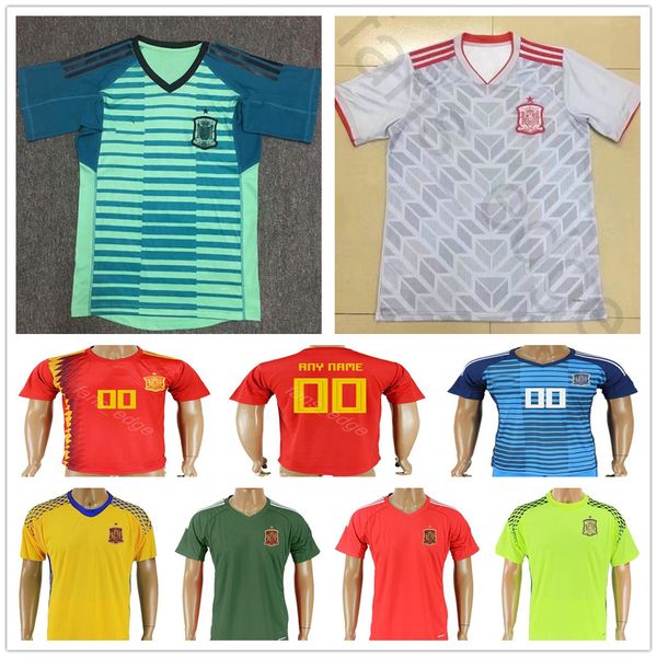 2018 World Cup Spain Goalkeeper Soccer Jersey 1 DE GEA IKER CASILLAS 23 REINA 13 ARRIZABALAGA Custom Home Away Short Sleeve Football Shirt
2018 World Cup Spain Goalkeeper Soccer Jersey 1 DE GEA IKER CASILLAS 23 REINA 13 ARRIZABALAGA Custom Home Away Short Sleeve Football Shirt
