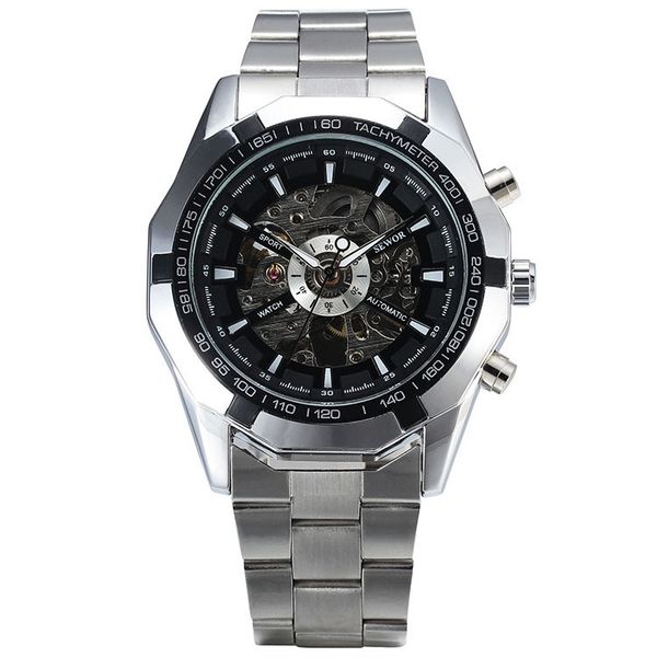 brand sewor men automatic skeleton mechanical watch stainless steel self wind watches steampunk wristwatch relogio masculino c18111601, Slivery;brown
brand sewor men automatic skeleton mechanical watch stainless steel self wind watches steampunk wristwatch relogio masculino c18111601, Slivery;brown