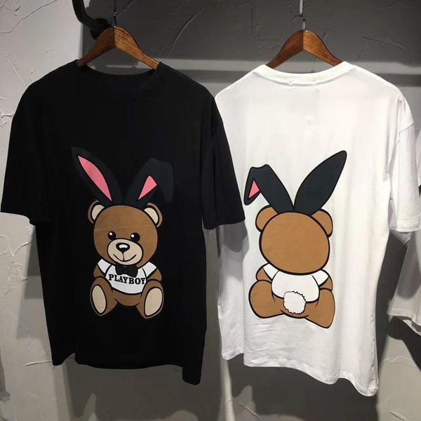 Европа Италия Rabit Bear Футболка Модные Мужчины Женщины Супер милый медведь кролик с
Европа Италия Rabit Bear Футболка Модные Мужчины Женщины Супер милый медведь кролик с