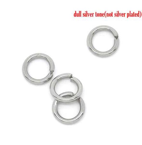 doreen box lovely 500 stainless steel open jump rings 5mm dia. findings (b10269), Silver
doreen box lovely 500 stainless steel open jump rings 5mm dia. findings (b10269), Silver
