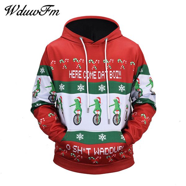 wduwfm men's hoodies christmas 3d printed animal clown frog pullover hooded sweatshirt sudadera hombre couples tracksuit, Black
wduwfm men's hoodies christmas 3d printed animal clown frog pullover hooded sweatshirt sudadera hombre couples tracksuit, Black