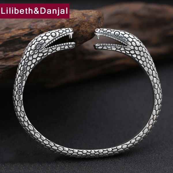 2017 thailand 925 sterling silver bangle men jewelry punk snake opening bracelet bangle women gift fine jewelry band b10, Golden;silver
2017 thailand 925 sterling silver bangle men jewelry punk snake opening bracelet bangle women gift fine jewelry band b10, Golden;silver