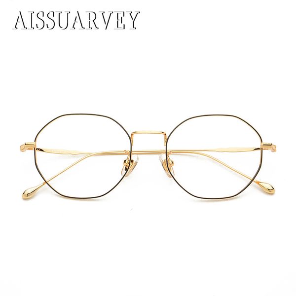 pure titanium retro hexagon vintage optical eyeglasses frame brand designer fashion oversize spectacles golden light, Silver
pure titanium retro hexagon vintage optical eyeglasses frame brand designer fashion oversize spectacles golden light, Silver
