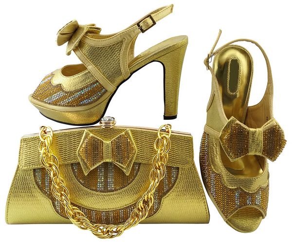 fashionable gold shoes matching bags series with bowtie african lady shoes and handbag set for dress mm1038,heel 11cm, Black
fashionable gold shoes matching bags series with bowtie african lady shoes and handbag set for dress mm1038,heel 11cm, Black