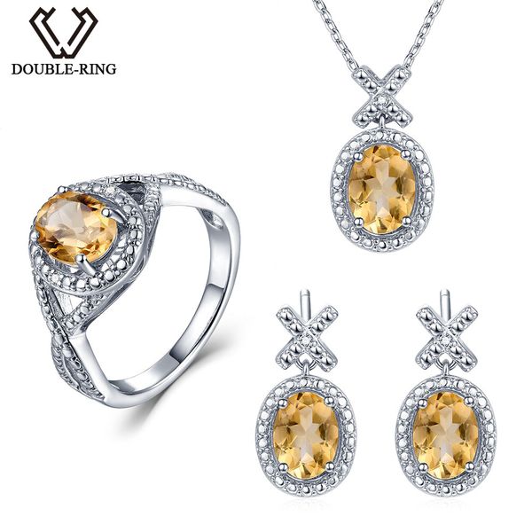 double-r natural diamond bridal jewelry sets women 4.1 ct real citrine ring earring pendant necklace 925 silver wedding jewelry, Black
double-r natural diamond bridal jewelry sets women 4.1 ct real citrine ring earring pendant necklace 925 silver wedding jewelry, Black