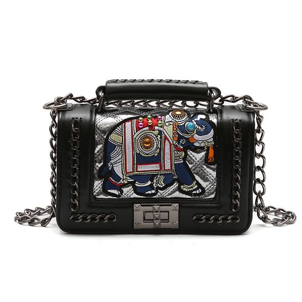 2018 new fashion applique women handbag embroidery elephant pu leather shoulder bag female summer crossbody bag women small bags
2018 new fashion applique women handbag embroidery elephant pu leather shoulder bag female summer crossbody bag women small bags