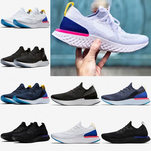 epic react running shoes mens womens triple black white oreo blue high quailty summer spring outdoor sports sneakers us 5-11
epic react running shoes mens womens triple black white oreo blue high quailty summer spring outdoor sports sneakers us 5-11
