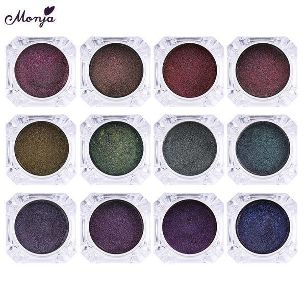 monja 12colors nail art chameleon peacock holographic mirror powder glitter laser dust chrome pigment diy decorative accessories, Silver;gold
monja 12colors nail art chameleon peacock holographic mirror powder glitter laser dust chrome pigment diy decorative accessories, Silver;gold