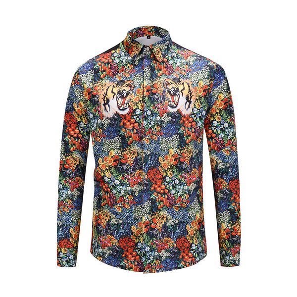 ximiwua 2018 new arrival men shirts print tiger's head and flowers long sleeve casual slim fit to xxl sale, White;black
ximiwua 2018 new arrival men shirts print tiger's head and flowers long sleeve casual slim fit to xxl sale, White;black