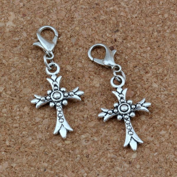 100pcs/lots antique silver crucifix cross charms bead with lobster clasp fit charm bracelet diy jewelry 15x38mm a-269b, Bronze;silver
100pcs/lots antique silver crucifix cross charms bead with lobster clasp fit charm bracelet diy jewelry 15x38mm a-269b, Bronze;silver