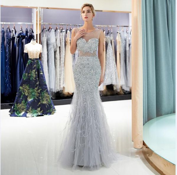 2018 backless gray bridal wedding dresses heavy manmade elegant wedding bridal gowns unique tulle crystal wedding party dress 94696, White
2018 backless gray bridal wedding dresses heavy manmade elegant wedding bridal gowns unique tulle crystal wedding party dress 94696, White