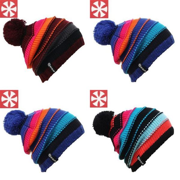 new winter thicken warm knitted cap fashion striped big ball hand-knitted woolen hat accessories warm ski hat for women, Blue;gray
new winter thicken warm knitted cap fashion striped big ball hand-knitted woolen hat accessories warm ski hat for women, Blue;gray