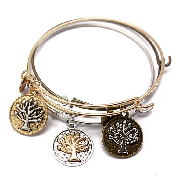 fashion jewelry retro tree of life bracelets wire ring push-pull bracelet punk wind bracelet mother's souvenir hand pendant dhl g913r, Golden;silver
fashion jewelry retro tree of life bracelets wire ring push-pull bracelet punk wind bracelet mother's souvenir hand pendant dhl g913r, Golden;silver