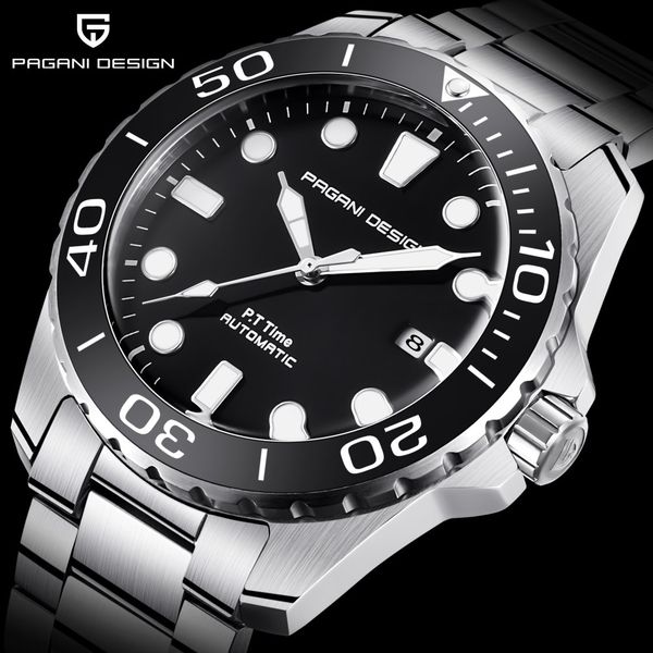 pagani design men's fashion casual mechanical watches waterproof stainless steel automatic business watch relogio, Slivery;brown
pagani design men's fashion casual mechanical watches waterproof stainless steel automatic business watch relogio, Slivery;brown