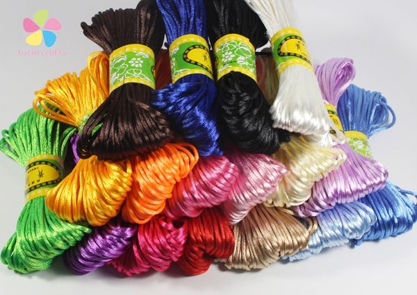 wholesale-1 bundle/lot(20yards) 2mm soft satin rattail silk macrame cord nylon kumihimo shamballa for bracelet jewelry findings 033002008
wholesale-1 bundle/lot(20yards) 2mm soft satin rattail silk macrame cord nylon kumihimo shamballa for bracelet jewelry findings 033002008