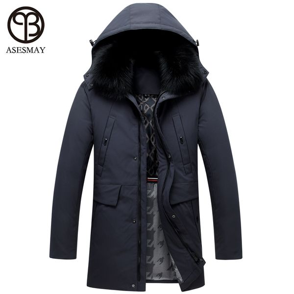 asesmay new arrival men down jacket men's winter coat thickening hoodies real fur collar brand male parka warm ing, Black
asesmay new arrival men down jacket men's winter coat thickening hoodies real fur collar brand male parka warm ing, Black