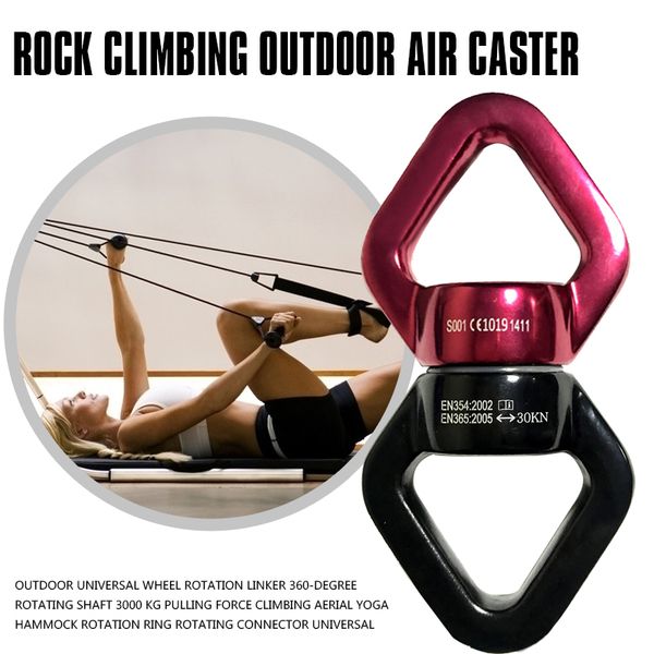 outdoor universal wheel rotation linker 360-degree rotating shaft 3000 kg pulling force climbing aerial yoga hammock rotation
outdoor universal wheel rotation linker 360-degree rotating shaft 3000 kg pulling force climbing aerial yoga hammock rotation