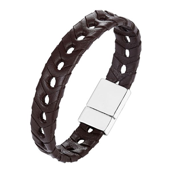 new leather bracelet stainless steel bracelet men jewelry charms bracelets jewelry magnetic punk wrap gift, Golden;silver
new leather bracelet stainless steel bracelet men jewelry charms bracelets jewelry magnetic punk wrap gift, Golden;silver