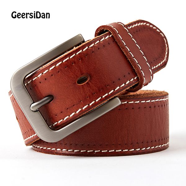 men's belt cowskin leather belt men male genuine leather strap luxury pin buckle casual men's cummerbunds ceinture homme, Black;brown
men's belt cowskin leather belt men male genuine leather strap luxury pin buckle casual men's cummerbunds ceinture homme, Black;brown